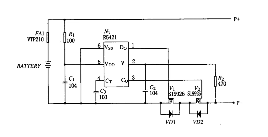 How to set up a safe lithium battery protection circuit?