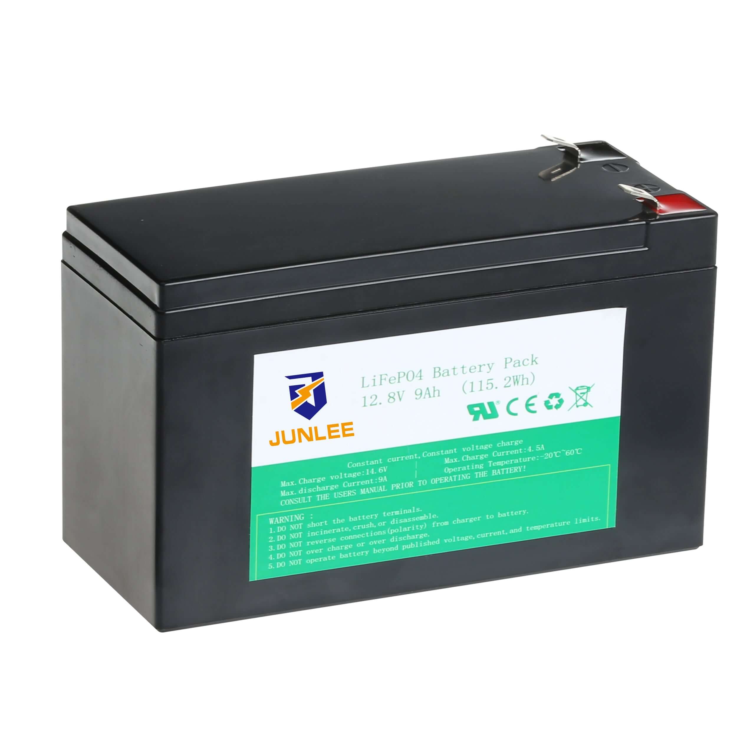 Lifepo4 li-ion 12.8V 9Ah lithium battery for Golf Cart