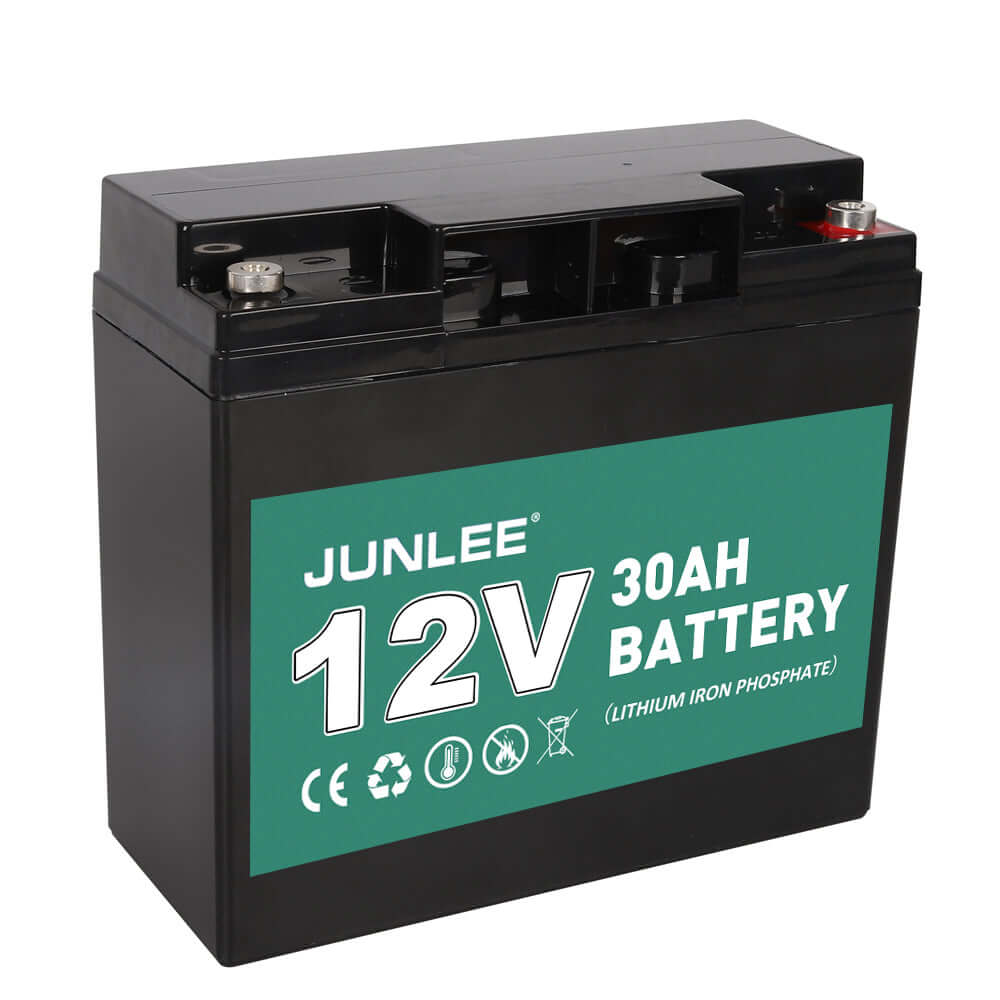 Batterie LiFePO4 12,8 V / 30 Ah / 384 Wh avec BMS, Batteries